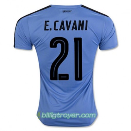 Billige Fotballdrakter Uruguay Edinson Cavani Hjemmedraktsett 2016/17 Kortermet