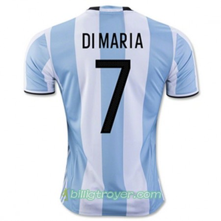 Billige Fotballdrakter Argentina DI MARIA Hjemmedraktsett 2016/17 Kortermet