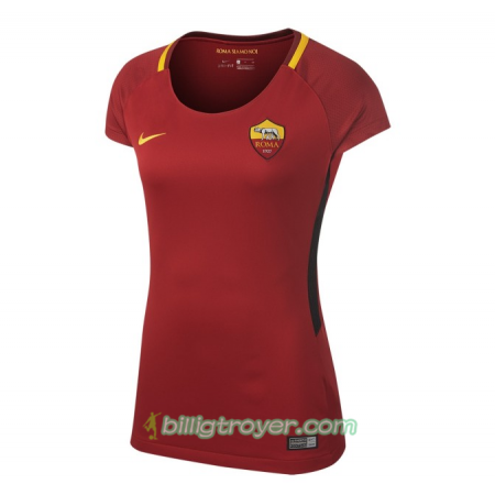 Billige Fotballdrakter AS Roma Dame Hjemmedraktsett 2017/18 Kortermet