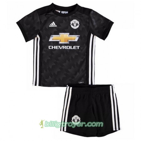 Billige Fotballdrakter Manchester United Barn Bortedraktsett 2017/18 Kortermet