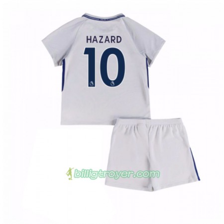 Billige Fotballdrakter Chelsea Eden Hazard 10 Barn Bortedraktsett 2017/18 Kortermet