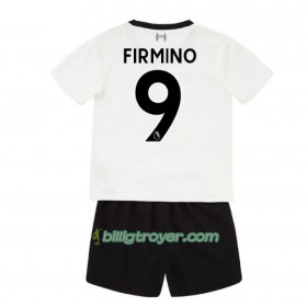 Billige Fotballdrakter Liverpool Roberto Firmino 9 Barn Bortedraktsett 2017/18 Kortermet