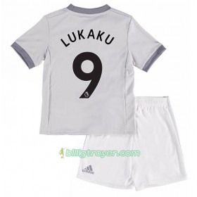 Billige Fotballdrakter Manchester United Romelu Lukaku 9 Barn Tredjedraktsett 2017/18 Kortermet