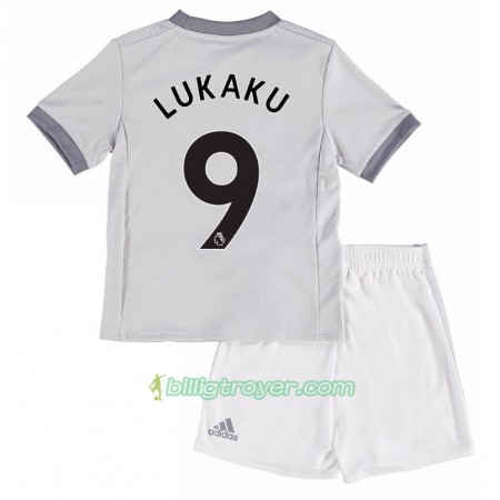 Billige Fotballdrakter Manchester United Romelu Lukaku 9 Barn Tredjedraktsett 2017/18 Kortermet