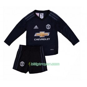 Billige Fotballdrakter Manchester United Keeper David de Gea 1 Barn Hjemmedraktsett 2017/18 Langermet