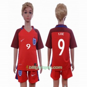 Billige Fotballdrakter England Harry Kane 9 Barn Bortedraktsett 2016 Kortermet