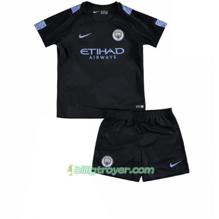 Billige Fotballdrakter Manchester City Barn Tredjedraktsett 2017/18 Kortermet
