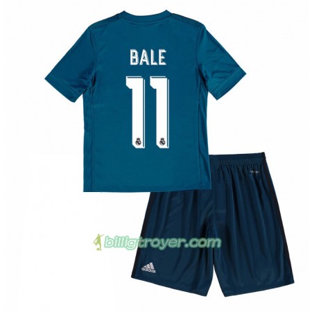 Billige Fotballdrakter Real Madrid Gareth Bale 11 Barn Tredjedraktsett 2017/18 Kortermet
