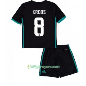 Billige Fotballdrakter Real Madrid Toni Kroos 8 Barn Bortedraktsett 2017/18 Kortermet