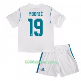 Billige Fotballdrakter Real Madrid Luka Modric 10 Barn Hjemmedraktsett 2017/18 Kortermet