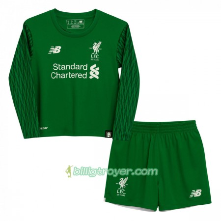 Billige Fotballdrakter Liverpool Keeper Barn Hjemmedraktsett 2017/18 Langermet