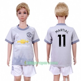 Billige Fotballdrakter Manchester United Anthony Martial 11 Barn Tredjedraktsett 2017/18 Kortermet