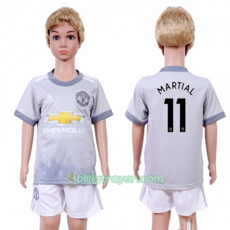 Billige Fotballdrakter Manchester United Anthony Martial 11 Barn Tredjedraktsett 2017/18 Kortermet