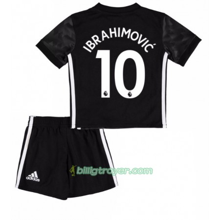 Billige Fotballdrakter Manchester United Zlatan Ibrahimovic 10 Barn Bortedraktsett 2017/18 Kortermet
