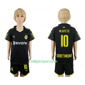 Billige Fotballdrakter Borussia Dortmund Mario Gotze 10 Barn Bortedraktsett 2017/18 Kortermet